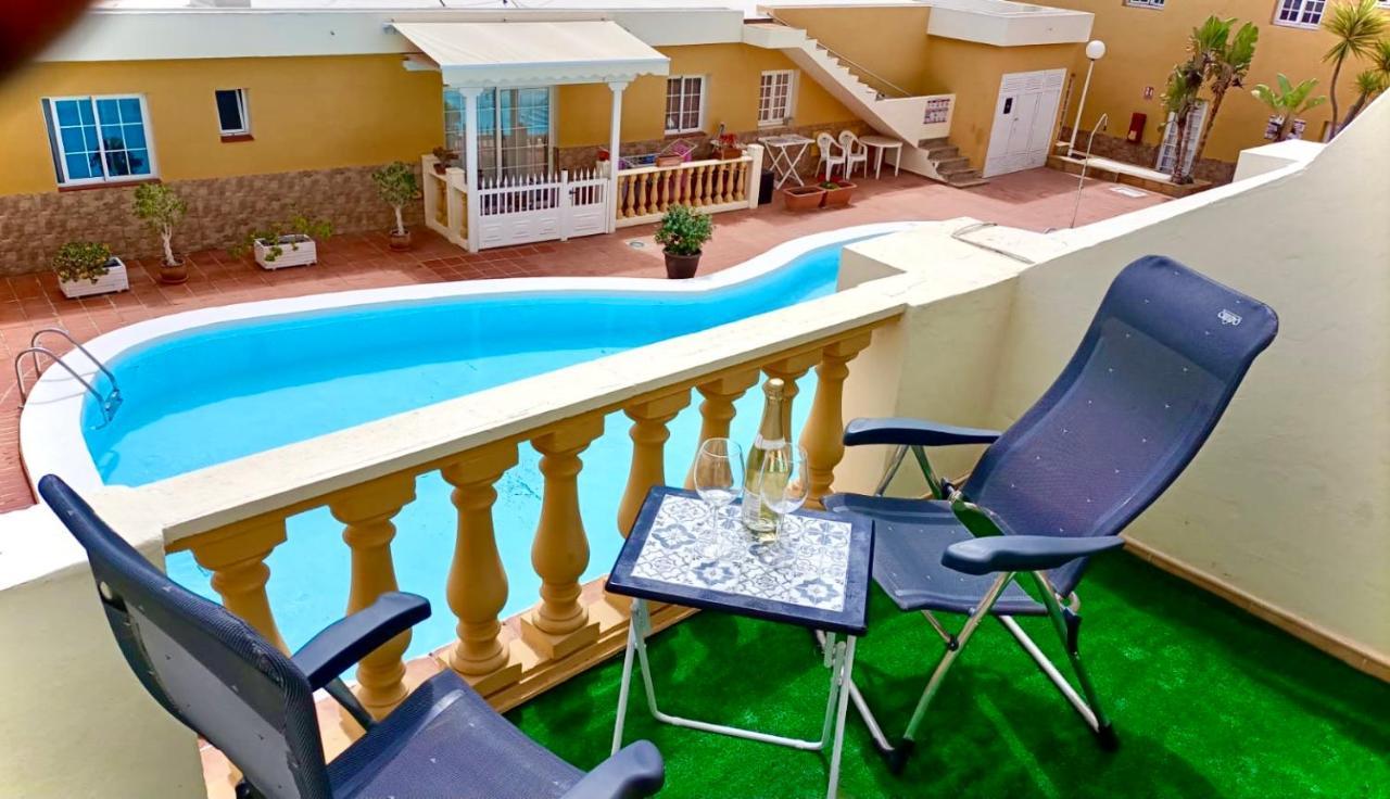 New Apartamento Caleta,Relax, Pool, Terrace, Wifi Caleta De Fuste Kültér fotó